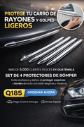Kit Blindaje Total: Protectores de Bomper Anti-Rayones (Set de 4)